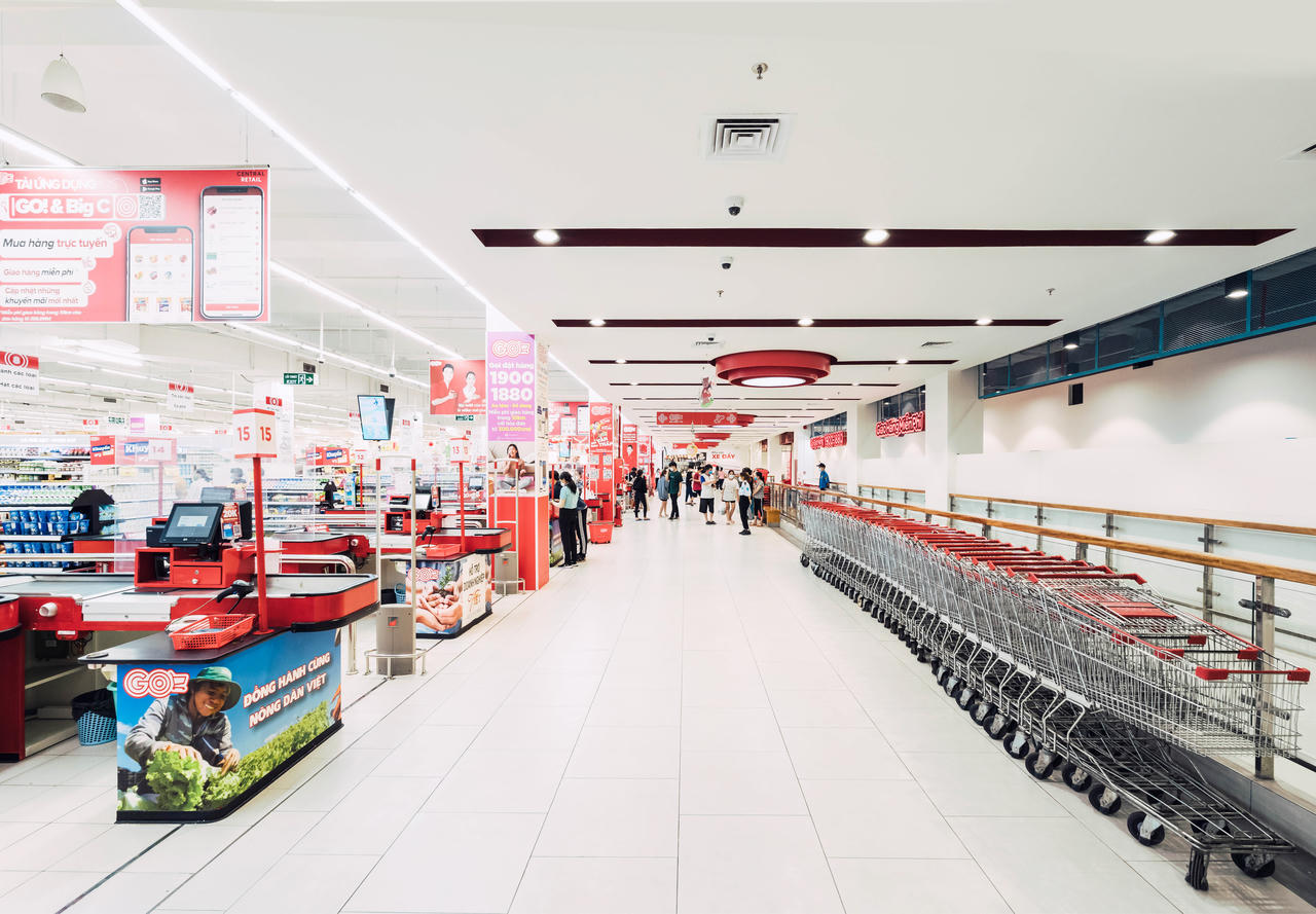 Đầy đủ sản phẩm cho người tiêu dùng ở GO! (Ảnh: Go! Quy Nhơn).