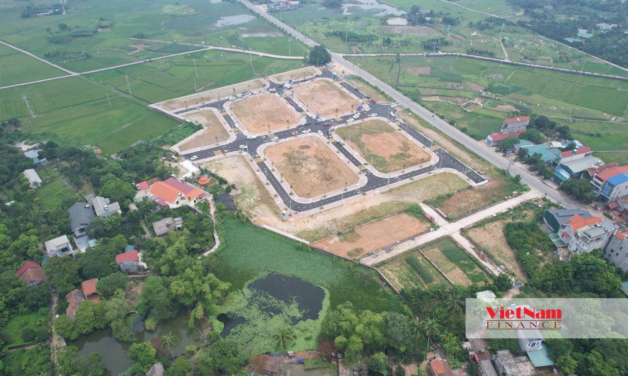 Khu đất đấu giá tại&nbsp;khu Đồng Phươm, xã Thọ Lộc, huyện Phúc Thọ.