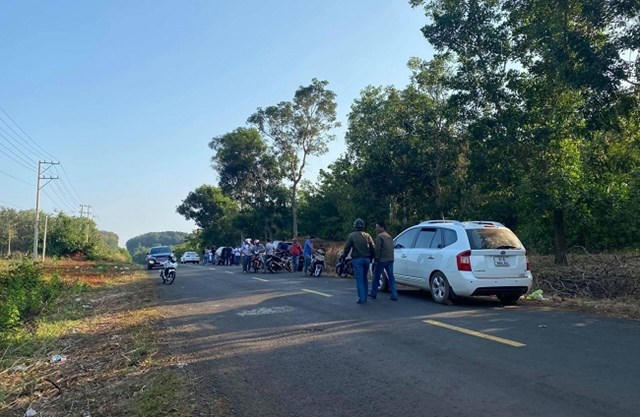 Hớn Quản len cơn sốt đất khi xuất hiện thông tin sắp quy hoạch đất tại địa phương để xây sân bay Téc-Ních. Ảnh Dân Việt. &nbsp;