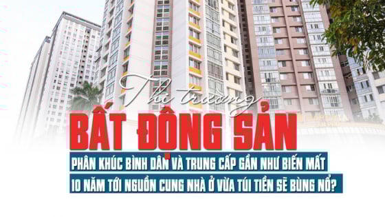 Thị trường bất động sản: Phân khúc bình dân và trung cấp gần như biến mất, 10 năm tới nguồn cung nhà ở vừa túi tiền sẽ bùng nổ