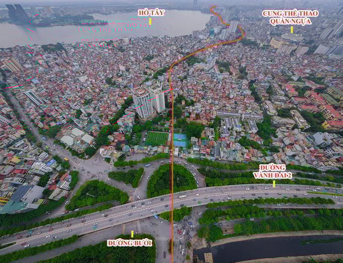 Phần ga ngầm đã giải phóng mặt bằng được 79% diện tích. Ảnh: Internet