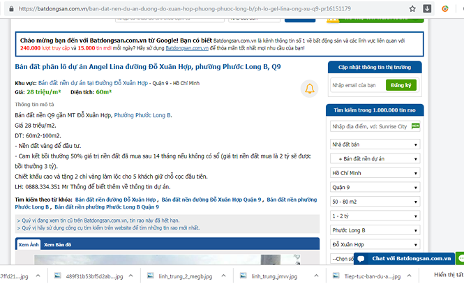 TP. Hồ Chí Minh cảnh báo người dân dự án 'ảo' giăng khắp nơi