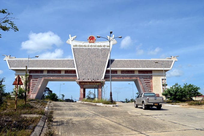 Khu kinh tế cửa khẩu Nam Giang (ảnh báo Quảng Nam)