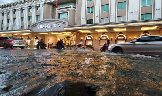 Hà Nội xây bể ngầm chống ngập khu vực phố cổ. (Ảnh minh họa)