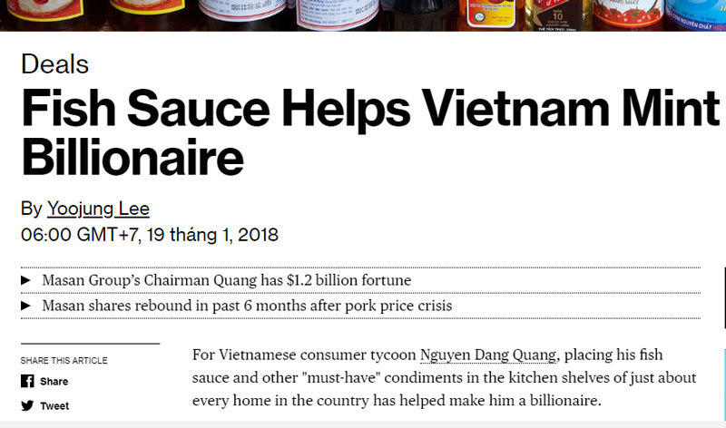 Tỷ phú USD mới của Việt Nam: 