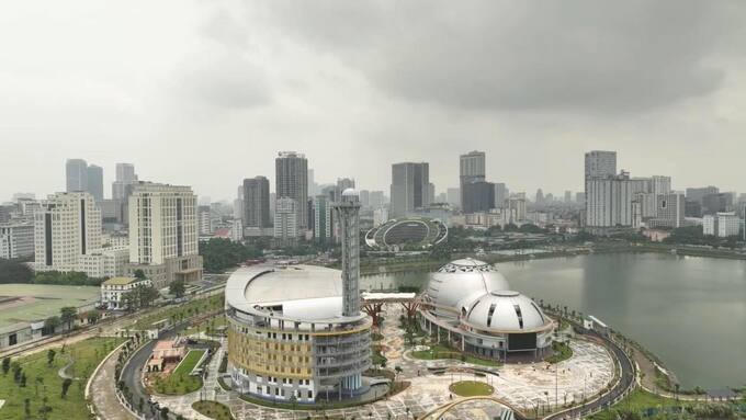 Cung Thiếu nhi mới có tổng diện tích 39.600m2, trong đó diện tích xây dựng là 10.300m2 (Ảnh: Vietnam Projects Construction ) &nbsp;