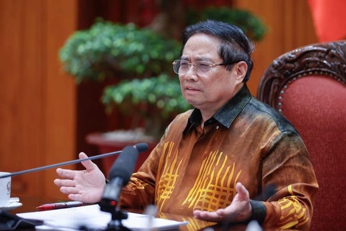 Thủ tướng Phạm Minh Chính chủ trì cuộc họp.