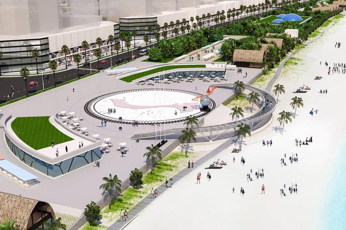 Phối cảnh công viên bãi sau Vũng Tàu trong tương lai. Ảnh: Internet &nbsp;