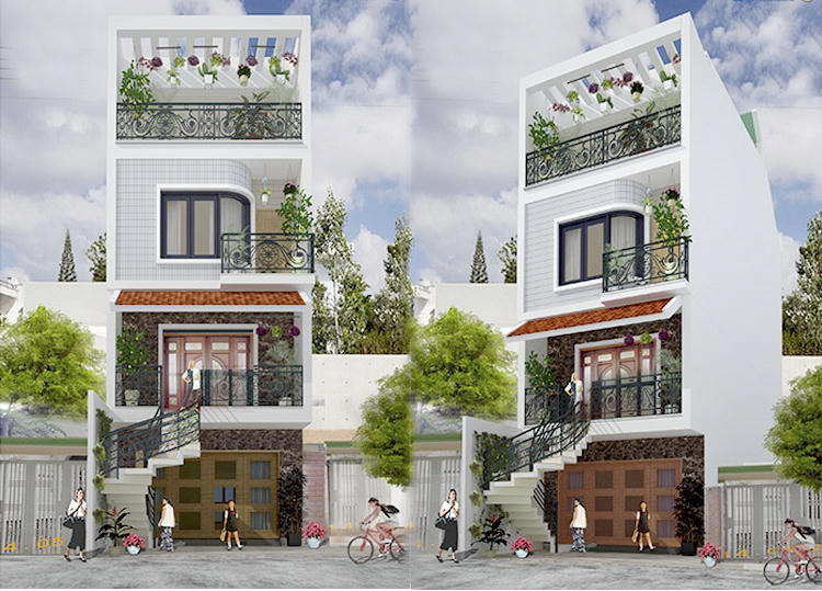 Tròn mắt những ngôi nhà có cầu thang ngoài nhìn là mê