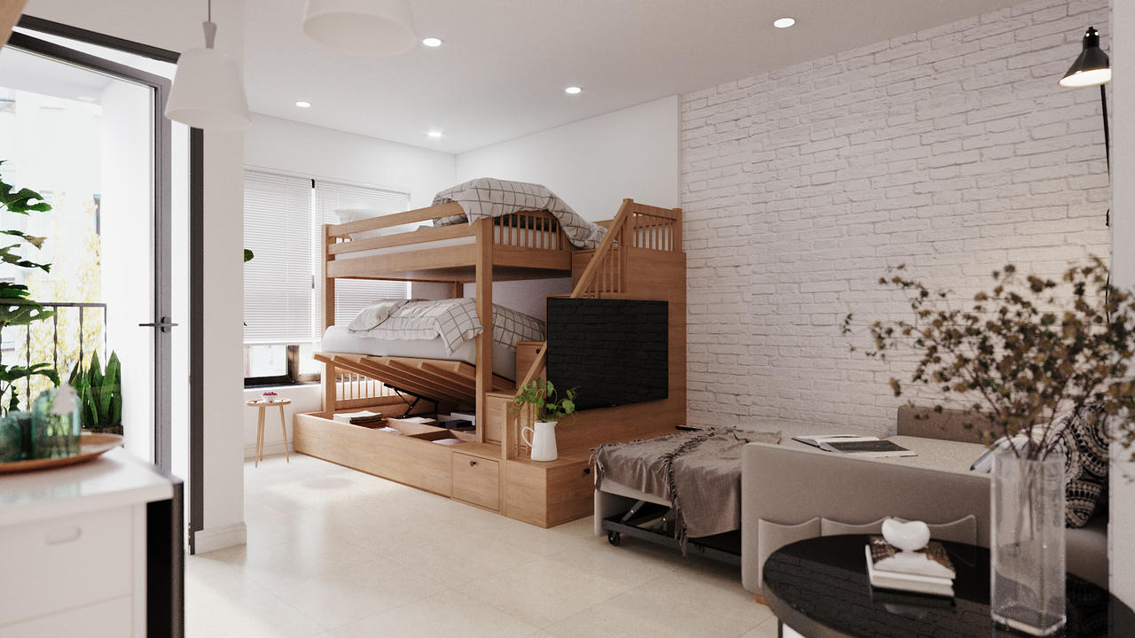 Căn hộ thông minh vỏn vẹn 28m2 nhưng... “cái gì cũng có”