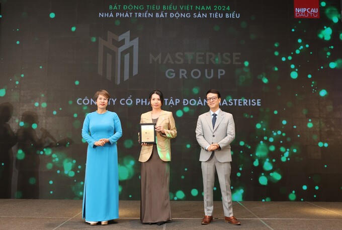 Masterise lần thứ 4 liên tiếp khẳng định vị thế “Nhà phát triển BĐS tiêu biểu”.
