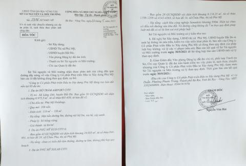 Bà Rịa - Vũng Tàu: Hàng loạt dự án phân lô, Sở TN&MT tuýt còi sau khi tách thửa hàng loạt