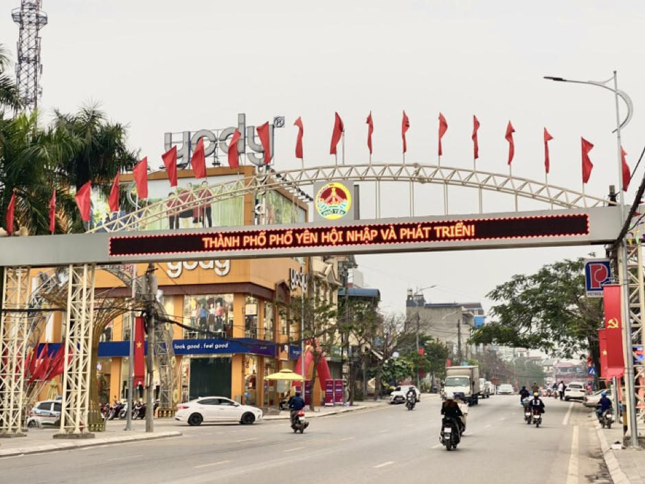 Thành phố Phổ Yên (Ảnh: Báo Giáo dục Thủ đô)
