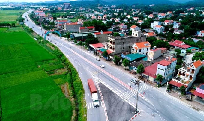 Một đoạn đường tránh tại TP. Hải Dương. Ảnh: Báo Hải Dương &nbsp;