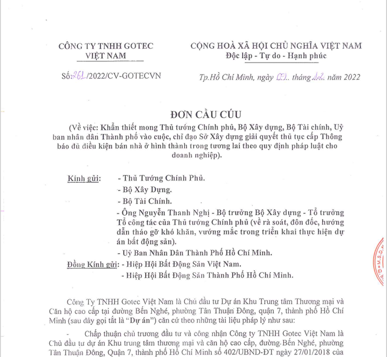 Sở Xây dựng TP. HCM bị doanh nghiệp tố “làm khó” thủ tục