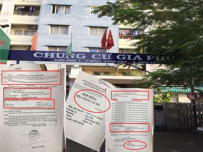 1 căn hộ  Công ty Trung Nam vừa bán cho 2 người và vừa đem đi cầm cố 