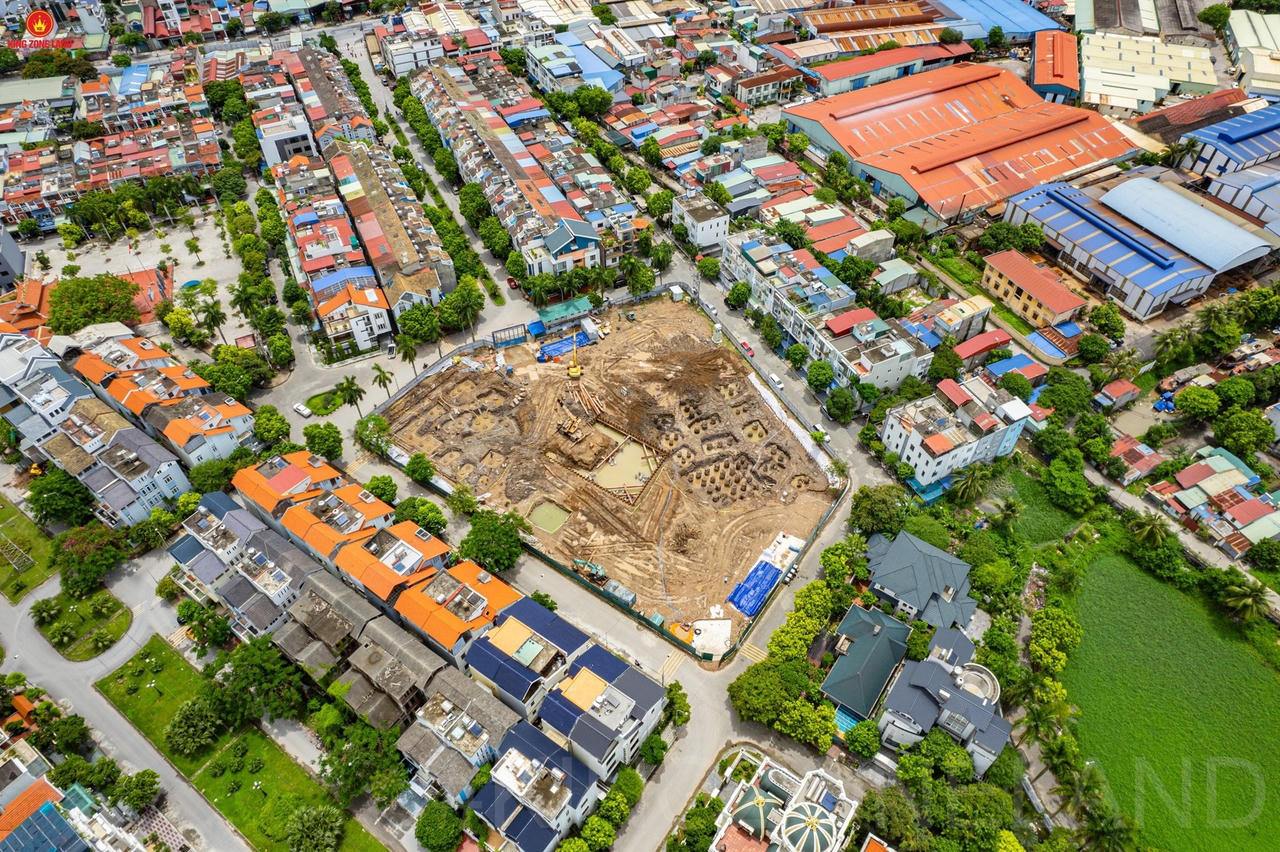 Tiến độ Dự án khu chung cư cho người có thu nhập thấp tại An Đồng - PG AURA An Đồng (Ảnh: King Zone Land)