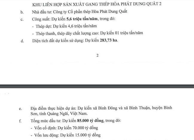 Nguồn: Nghị quyết ĐHĐCĐ thường niên 2021 của Hòa Phát. &nbsp;
