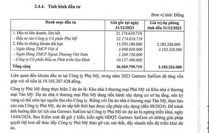 Hiện tại, Công ty Cổ phần Phú Mỹ đang thực hiện 2 dự án: Khu nhà ở Thương mại Phú Mỹ; Khu nhà ở Thương mại Tân Mỹ.