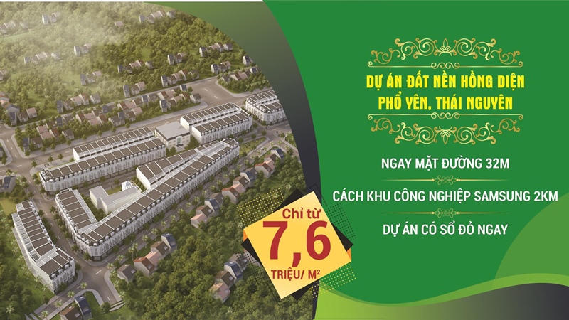 5 Lý do khách hàng lựa chọn dự án đất nền Hồng Diện Thái Nguyên