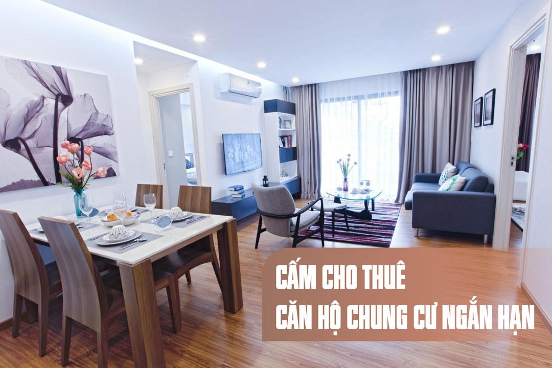 Cấm cho thuê căn hộ chung cư ngắn hạn