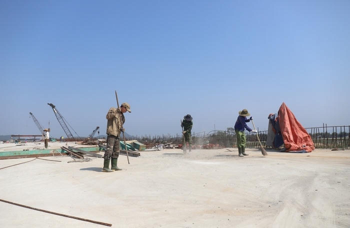 Ngắm hình dáng cầu vượt sông dài nhất cao tốc Bắc - Nam nối Nghệ An với Hà Tĩnh