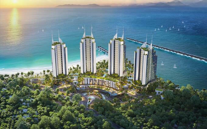 Bối cảnh 3D dự án Ninh Chữ Sailing Bay &nbsp;