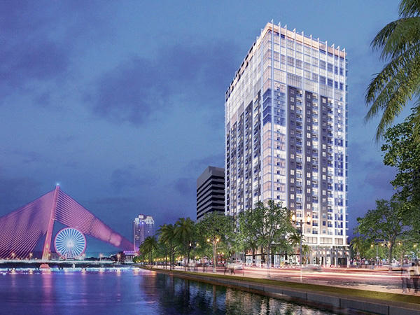 Phối cảnh dự án Tháp Ven Sông. &nbsp; &nbsp;