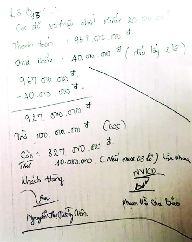 Cong ty bat dong san Evoreal gio tro chiem tien dat coc cua khach hang?
