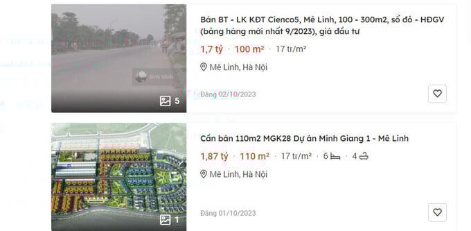 Có 2 tỷ đồng có thể săn được đất nền biệt thự liền kề vùng nào Hà Nội?