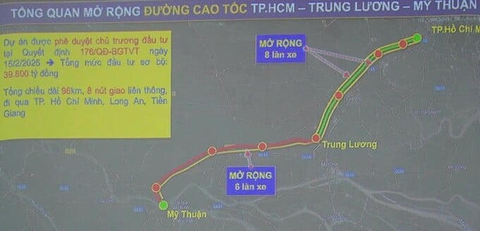 Tổng quan mở rộng đường cao tốc TP.HCM - Trung Lương - Mỹ Thuận do liên danh nhà thầu trình bày với UBND tỉnh Đồng Tháp.