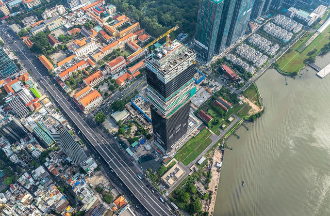 Tòa nhà vẫn đang trong quá trình triển khai và dự kiến khánh thành vào năm 2025 &nbsp;