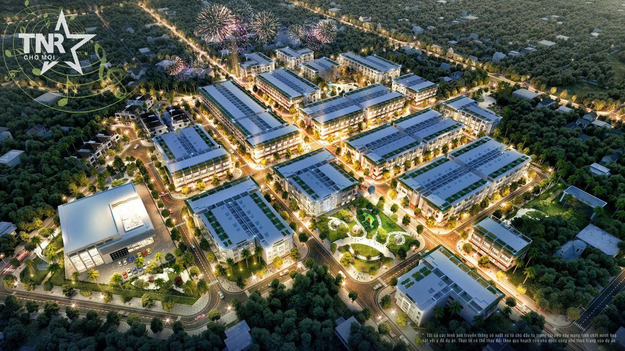 Phối cảnh Khu đô thị thương mại TNR Stars Chợ Mới – “Khởi nguồn thịnh vượng từ thanh âm” &nbsp;
