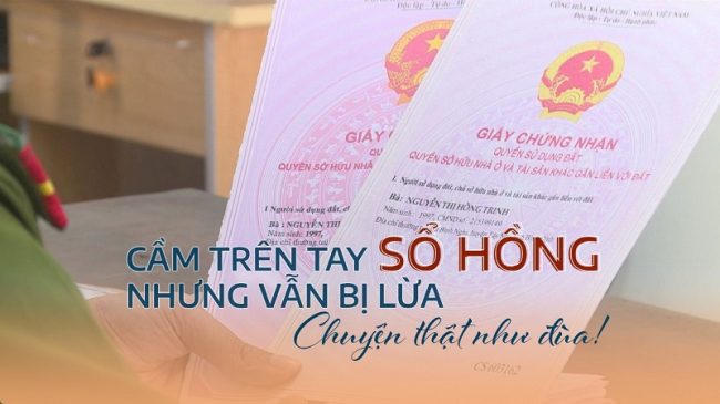 Chuyện thật như đùa: Cầm sổ hồng trên tay nhưng vẫn bị lừa