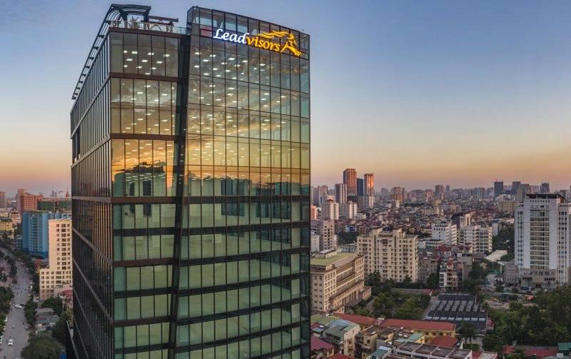 Tòa nhà Leadvisors Tower, số 643 Phạm Văn Đồng, Hà Nội – địa điểm trụ sở chính mới của OCH. &nbsp;