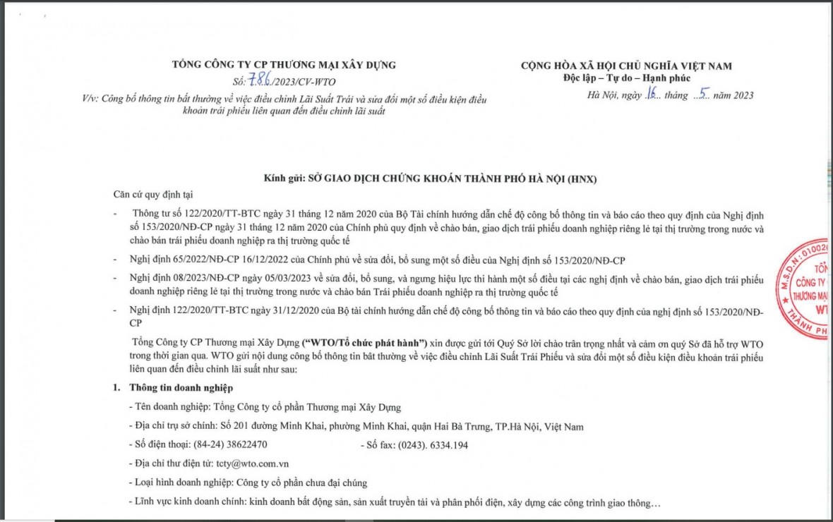 Vietracimex nợ hơn 35.000 tỷ đồng, bị phạt do chậm thanh toán 4 lô trái phiếu