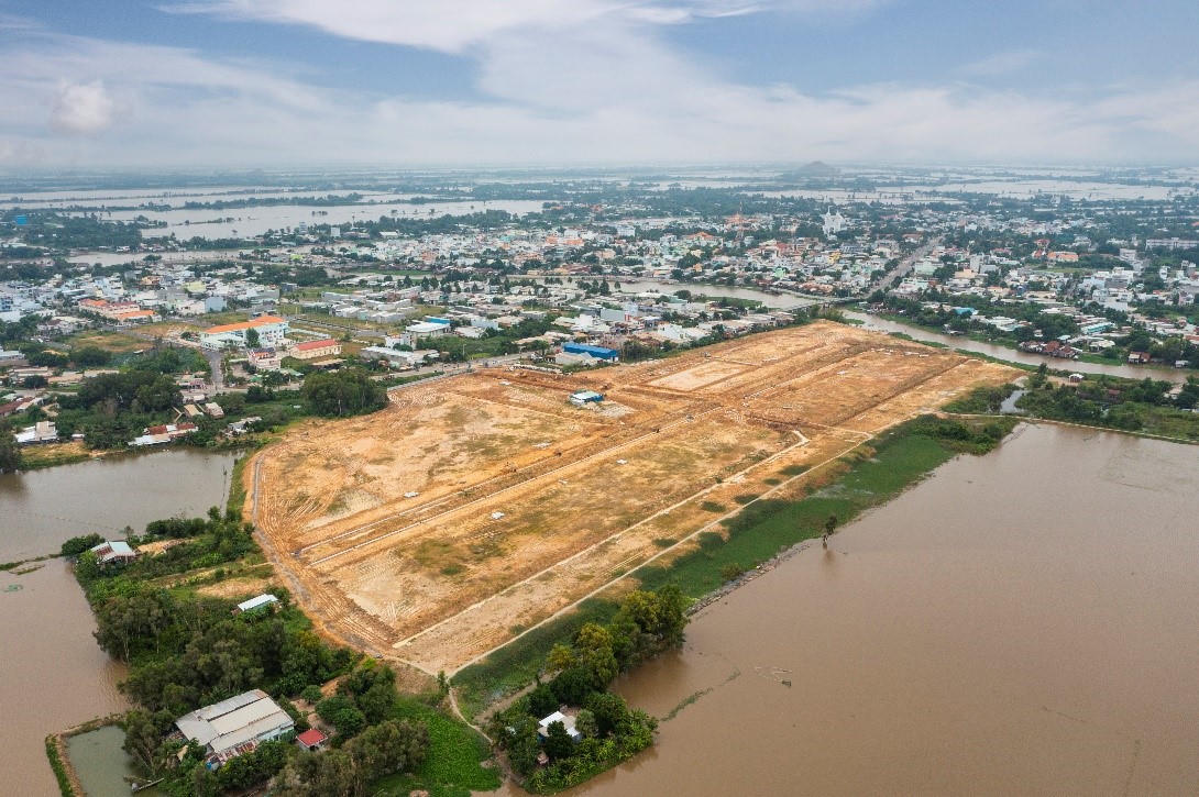 Mặt bằng tổng thể dự án TNR Stars Kiến Tường (Long An) &nbsp;