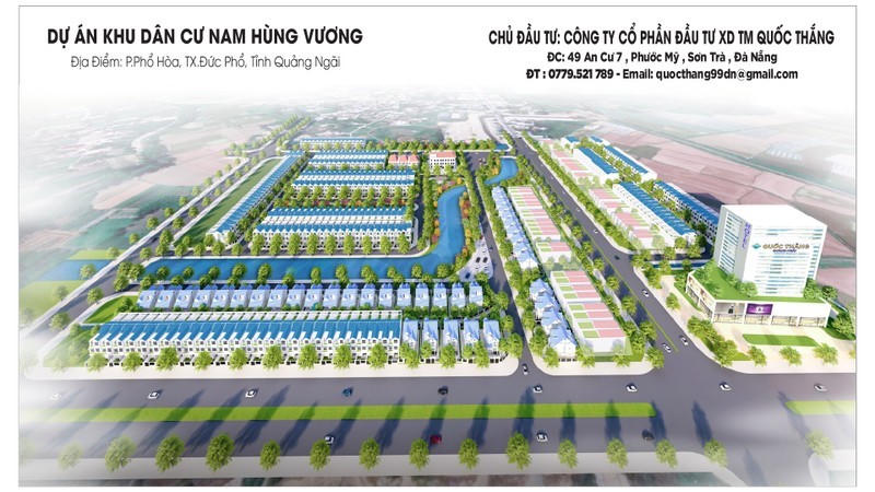Phối cảnh dự án KDC Nam Hùng Vương. &nbsp;