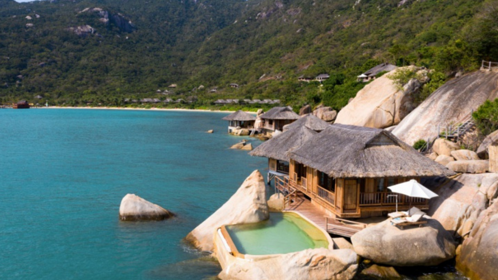 Khu nghỉ dưỡng Six Senses Ninh Vân Bay. Ảnh: NVT &nbsp;