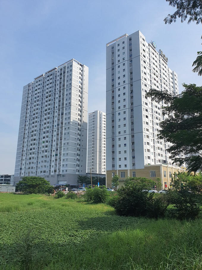 Một dự án NƠXH tại huyện Bình Chánh, TP.HCM. Ảnh: Tấn Lợi &nbsp;