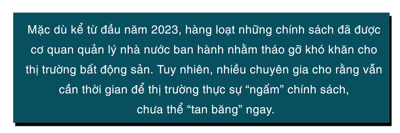 [Longform] "Bắt mạch" trường bất động sản: Vẫn còn nhiều khó khăn, chưa thể "tan băng" ngay