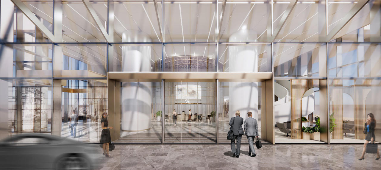 Phối cảnh sảnh chính của tòa nhà The Sun Tower. Ảnh: Masterise Homes &nbsp;