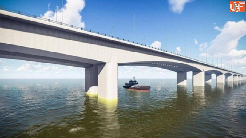 Phối cảnh cầu Vĩnh Tuy giai đoạn 2. &nbsp;