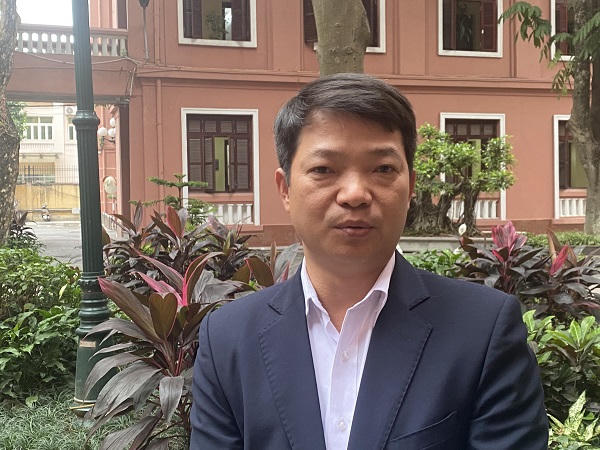 Ông Lê Anh Quân, Giám đốc Sở Kế hoạch và Đầu tư Thành phố Hà Nội. (Ảnh: Hà Anh). &nbsp;