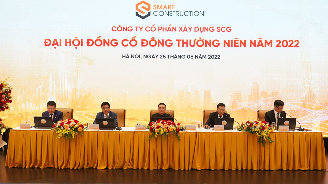 ĐHĐCĐ thường niên SCG 2022 đã diễn ra với sự đồng thuận, nhất trí cao đến từ các cổ đông &nbsp;