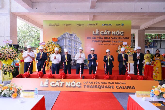 Lễ cất nóc dự án Toà nhà Văn phòng Thaisquare Caliria