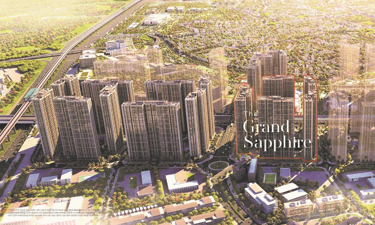 Sức hút từ "tọa độ hoàng kim"- tòa căn hộ Grand Sapphire 2 Vinhomes Smart City