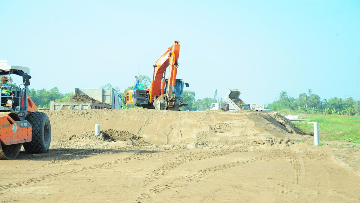 Công trường nơi các tuyến cao tốc đang được thi công (ảnh minh họa)