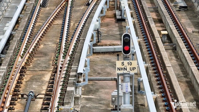 Hiện trạng ga metro được chụp vào chiều 5/8. Ảnh: Vietnamnet