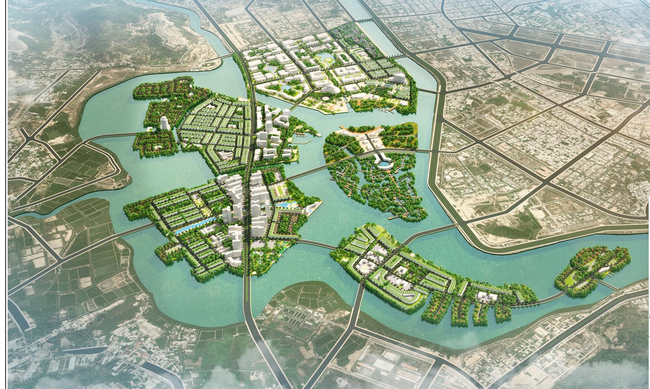 Thiết kế&nbsp;Khu đô thị - Công viên - Trung tâm hành chính mới tỉnh Khánh Hòa.
